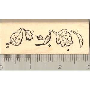  Autumn Leaf Border Rubber Stamp: Arts, Crafts & Sewing