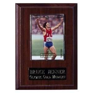  Bruce Jenner, Olympic Gold Medalist, 4.5 x 6.5 Plaque 