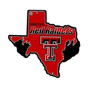  Texas Tech Red Raiders State Sign *SALE* Sports 