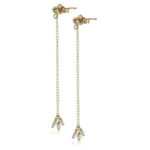  Dogeared Bridal Three Wishes Rice Pearl Earring Jewelry