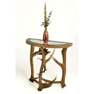  Real Elk Antler Crescent Table: Home & Kitchen
