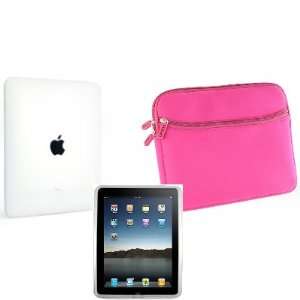 PINK Sleeve Bag for iPad 1 Wifi 3G 16 32 64 GB {+ 1pc name tag} (CODE 