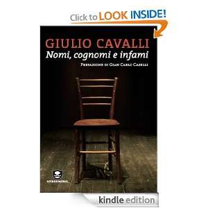 Nomi cognomi e infami (Verdenero) (Italian Edition) Giulio Cavalli 