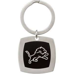  Stainless Steel Detroit Lions Logo Keychain: Sports 