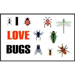  I Love Mousepad I Love Bugs 