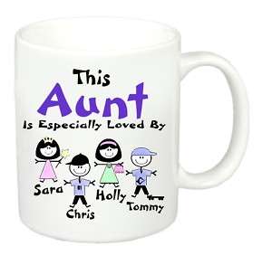 Personalized This Aunt Is Especially Loved.. Coffee Mug  