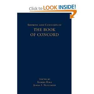   and Contexts of The Book of Concord [Paperback] Robert Kolb Books