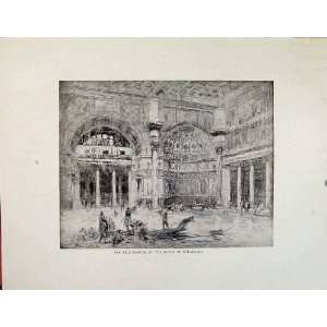   Architectural Etchings Frigidarium Baths Of Caracalla