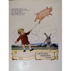  C1926 Nursery Rhymes Mary Had Little Lamb Dickory Dare 