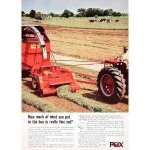  1968 Ad Fox River Tractor Appleton Wisconsin Custom 7 