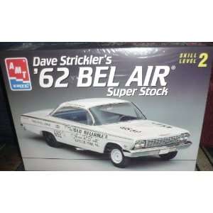  AMT 62 Bel Air Super Stock Dave Stricklers Model Kit 