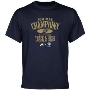  Zips Navy Blue 2011 MAC Mens Indoor Track & Field Champions T shirt