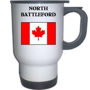  Canada   NORTH BATTLEFORD White Stainless Steel Mug 