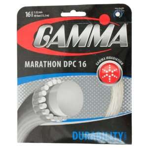  Gamma Marathon DPC 16G Tennis String, Natural