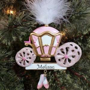  Personalized Princess Carriage Ornament