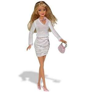   Sweater w/light Pink Trim, White Skirt, Pink Purse: Toys & Games