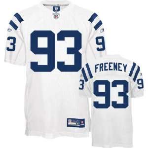  Freeney Jersey: Reebok Authentic White #93 Indianapolis Colts Jersey 