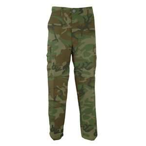 US Milspec Pants, Battle Rip, Woodland Camo, Small  Sports 