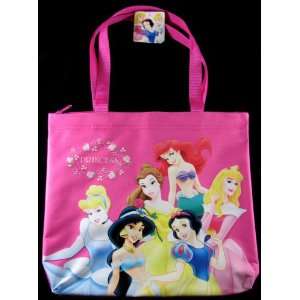  Dark Pink Princess Canvas Tote Bag 