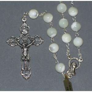   mm round Genuine Mother of Pearl beads ROSARY   