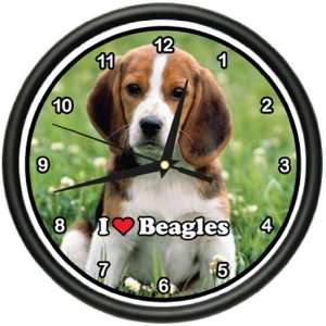  BEAGLE Wall Clock dog pet dogs puppy breeder gift: Home 