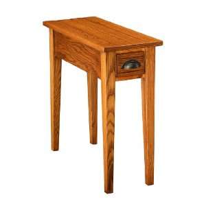  Leick Furniture 9010   Solid Hardwood Bin Pull Side Table 