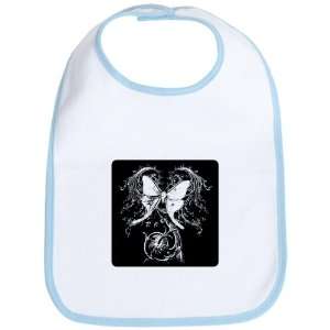  Baby Bib Sky Blue Mythical Butterfly: Everything Else