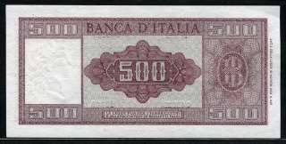 Italy 1961, 500 Lire, P80b, UNC  