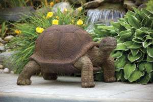 GIANT TORTOISE cement turtle outdoor garden statue  