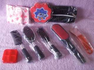   10 Piece Gift Set   Brushes, Comb, Pill Box, MakeUp Bag, & More (B32