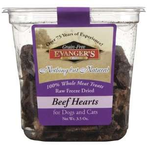  Raw Freeze Dried Beef Hearts   3.5 oz (Quantity of 6 