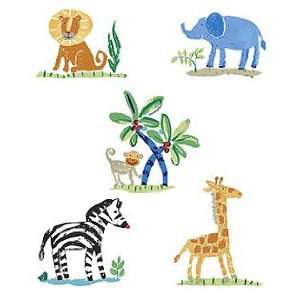  Jennys Safari Animals Wallpaper Wallies: Home & Kitchen