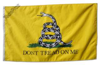 Dont Tread On Me FLAG Sign of the Tea Party Gadsden 3x5  