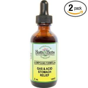 Alternative Health & Herbs Remedies Gas, Acid Stomach, 1 Ounce Bottle 