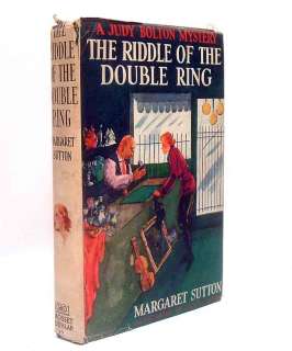   Judy Bolton Mystery Riddle of the Double Ring Book #10 Vintage HC w/DJ