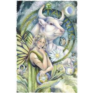    Taurus Zodiac Print By Artist Jody Bergsma 