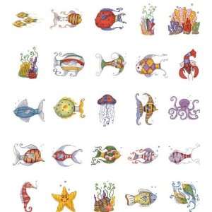  Bernina Artista Embroidery Machine Card FISH FANTASY 
