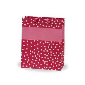  Berwick Spot Dot Gift Bag, Violet, 8 Wide x 10 High x 4 
