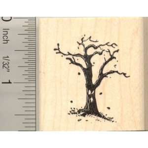  Spooky Halloween Tree Rubber Stamp: Arts, Crafts & Sewing