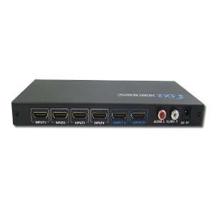  HDMI 4x2 Matrix Switch v1.3 HDCP swither splitter 3 5 8 