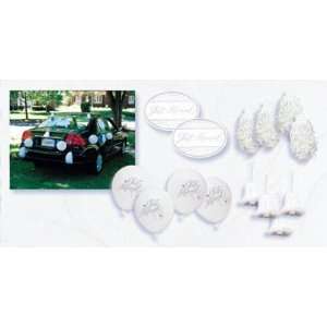  Just Married Car Decorating Kit