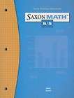 saxon math 6 5 facts practice workbook new returns accepted