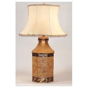  Chelsea House Large French Country Tole Caddy Table Lamp 