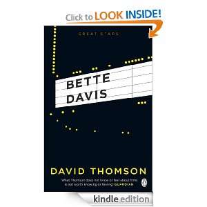 Bette Davis (Great Stars) David Thomson  Kindle Store
