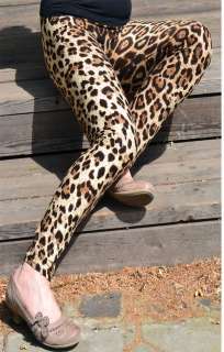 Leo Leggins Leoparden Capi leggings Hose 9806 38 36 schwarz braun 