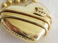 Tiffany & Co 18k Gold Heart PENDANT NECKLACE  