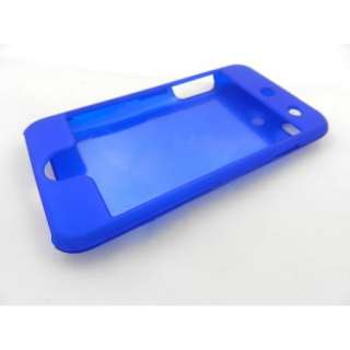 Blue 2 Piece Hard Case Cover for iPod Touch 4th Gen  