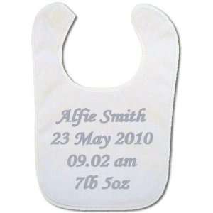  Personalised Christening Baby Bib Baby