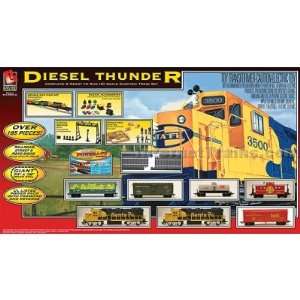    Life Like HO Scale Santa Fe Diesel Thunder Train Set Toys & Games