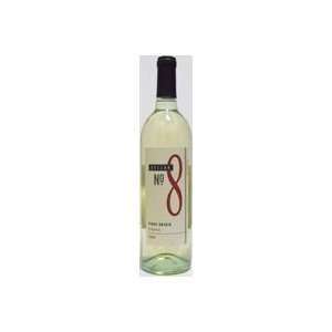  Cellar No. 8 Pinot Grigio 2009 750ML: Grocery & Gourmet 